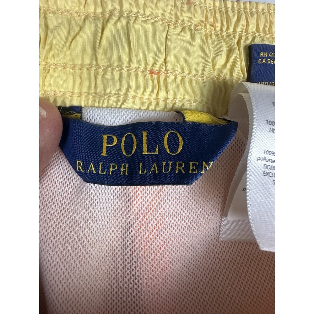 Polo Ralph Lauren Orange Lined Swim Trunks 2XL Board Shorts - Picture 4 of 9